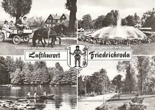 Friedrichroda, Mehrbildkarte gl1981 F0941