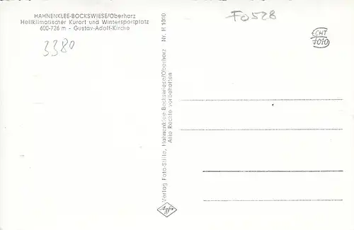 Hahnenklee-Bockswiese, Gustav-Adolf-Kirche ngl F0528