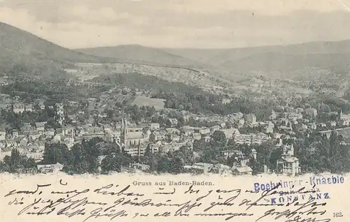 Baden-Baden, Panorama gl1904 F2058