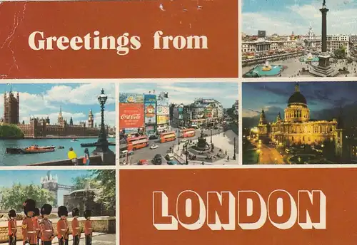 London, Mehrbildkarte gl1982 F4394