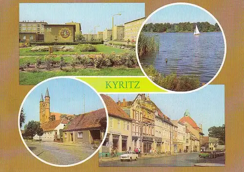 Kyritz an der Knatter, Mehrbildkarte ngl F0955