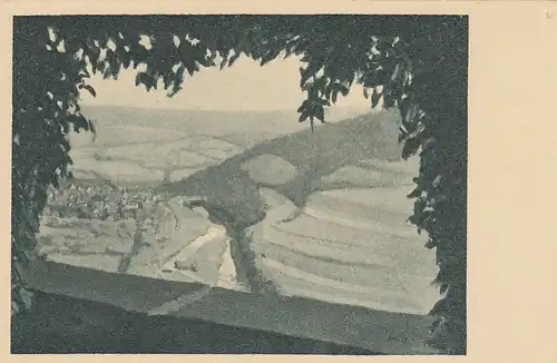 H.BICKEL Aus Rosmaries Heimat, Ausblick ins Tal von Brauneck, Nr.7 ngl F3583