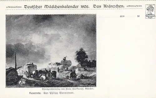 Das Kränzchen PHILIPP WOUVERMAN Heuernte ngl E8195