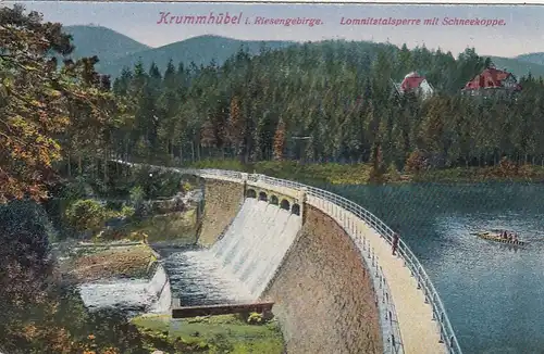 Krummhübl, Riesengebirge, Lomnitztalsperre und Schneekoppe ngl E8936