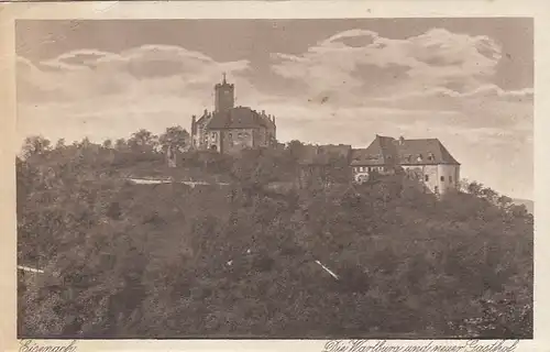 Eisenach, Wartburg und neuer Gasthof gl1918 E8406