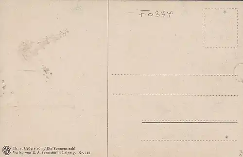 TH.v.CEDERSTRÖM Ein Sonnenstrahl ngl F0334