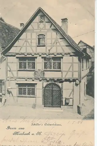 Marbach a.N., Schiller-Geburtshaus gl1904 F2099