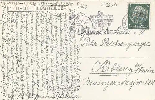 Partnachklamm bei Garmisch-Partenkirchen gl1937 F3610