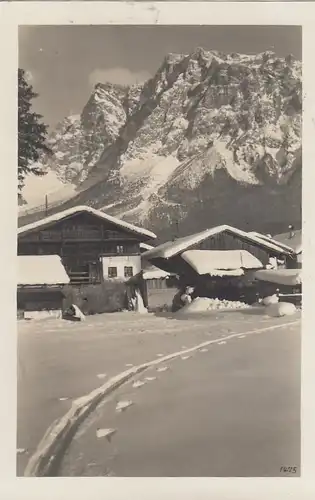 Ehrwald, Tirol, Zugspitze und Wettersteinmassiv gl1932 E8960
