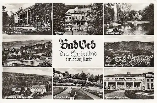 Bad Orb im Spessart, Mehrbildkarte gl1958 F0364