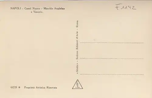 Napoli, Castell Nuovo, Maschio Angioino e Vesuvio ngl F1142