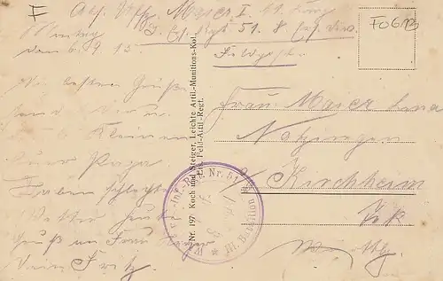 Gesprengte Blockhäuser im Priesterwald feldpgl1915? F0613