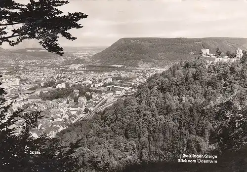 Geislingen (Steige), Blick vom Ödenturm gl1962 F0412