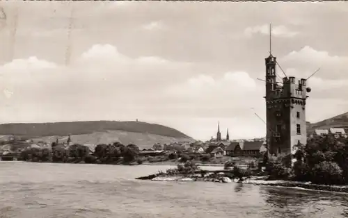 Der Mäuseturm bei Bingen am Rhein gl1957 E8518