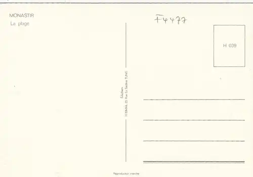 Tunesien, Monastir, La plage ngl F4477