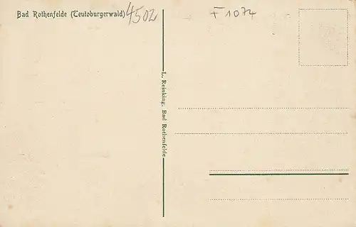 Bad Rothenfelde, Teutoburger Wald, Straße über den Rechenberg ngl F1074