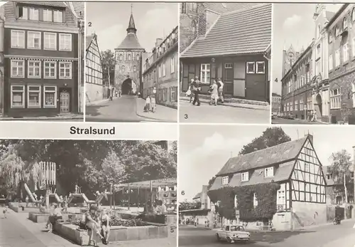 Stralsund, Mehrbildkarte gl1984 F3748