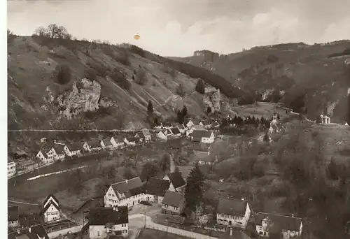 Seeburg bei Urach, Schwäbische Alb, Teilansicht ngl F3756