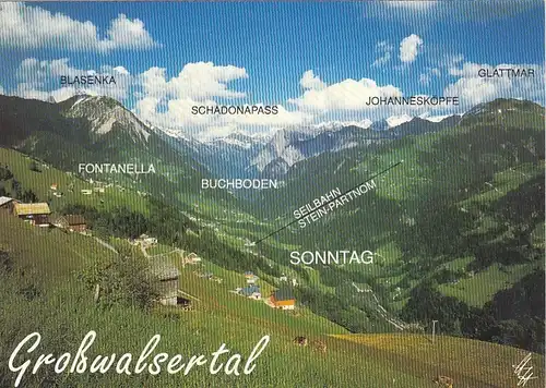 Großwalsertal, Vorarlberg, Sontag, Panorama ngl F1135