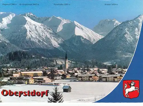 Oberstdorf, Allgäu, Panorama gl1994 F3835