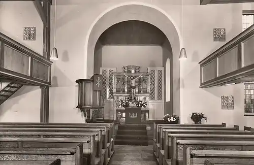 Maichingen Kreis Böblingen, Ev.Laurentius-Kirche, innen ngl F0523
