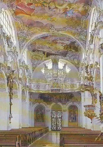 Die Wies Wallfahrtskirche, Prämonstratenser, Steingaden, Kirchenschiff ngl F0723