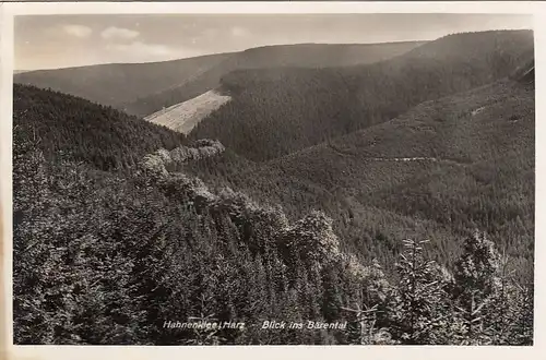 Hahnenklee, Oberharz, Blick ins Bärental gl1941 E8402