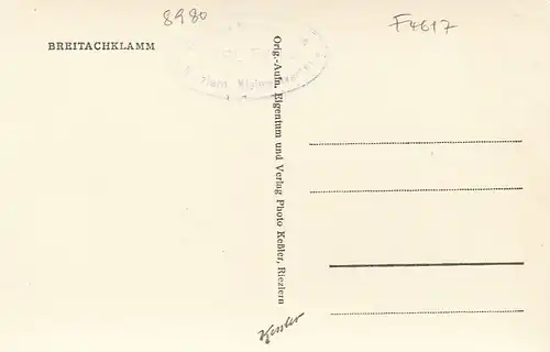 Breitachklamm bei Oberstdorf i.Allgäu ngl F4617