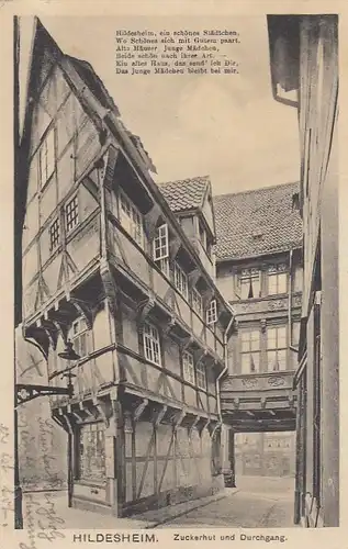 Hildesheim, Zuckerhut und Durchgang gl1921 E8435