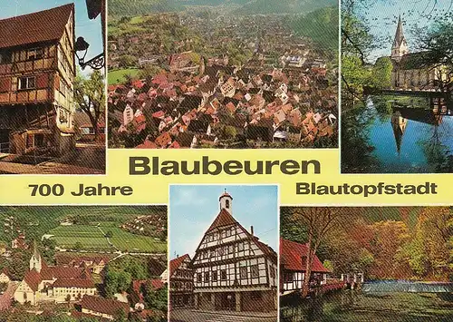 Blaubeuren bei Ulm, 700 Jahre Blautopfstadt ngl F0649