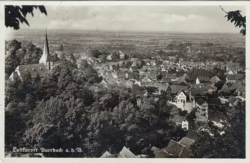 Auerbach a.d.Bergstraße, Panorama bahnpglum 1930? E8626
