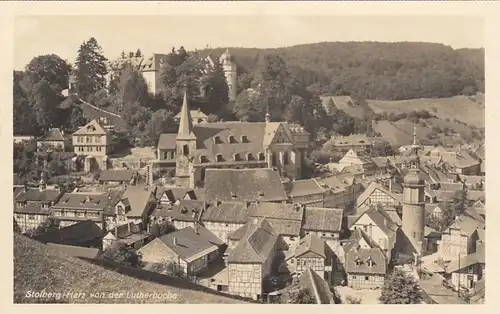 Stolberg im Harz, von der Lutherbuche aus gl1941 E8638