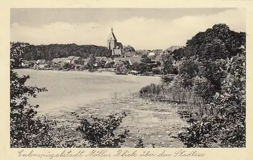 Eulenspiegelstadt Mölln (Lauenb.) Blick über den Satdtsee gl1952 E8648