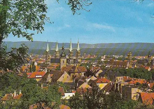 Bamberg, Dom mit Jacobskirche von Westen ngl F4020