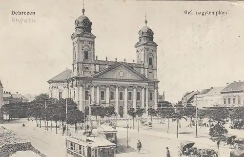 Debrecen, Ref. nagytemplom feldpgl1915 F4771