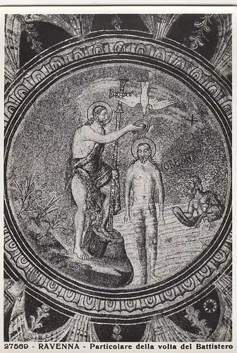 Ravenna, Battistero del Duomo, Particolare ngl F1448