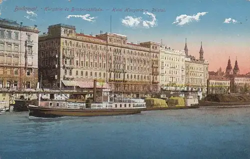 Budapest, Hungária és Bristol-szalloda, Hotel Hungaria u.Bristol gl1915 F4808