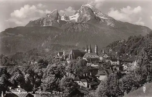 Berchtesgaden mit Watzmann glum 1960? F0999