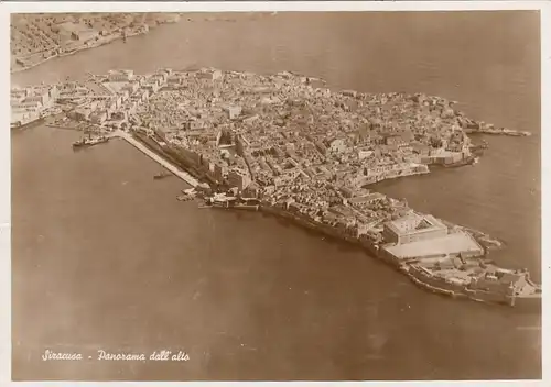 Siracusa, Panorama dall' alto ngl F1499