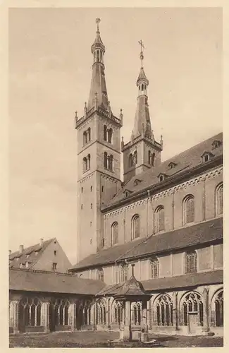 Würzburg, Dom mit Kreuzgang ngl F2648