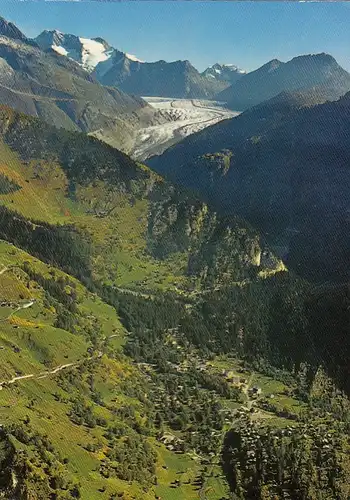 Blatten ob Naters, Wallis, Großer Aletschgletscher ... gl1979 F2665