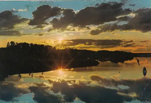 Suomi Finland, Abendstimmung gl1976 F4956