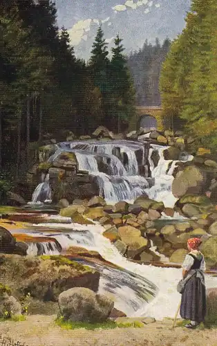 H.HOFMANN, Wasserfall bei Raumünzach im Schwarzwald ngl F1587