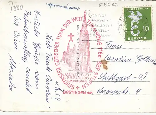 Freiburg i.Breisgau, Münster U.L.Frau gl1959 E8886