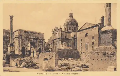 Roma, Foro Romano, Colonne Onorarie ngl E9149