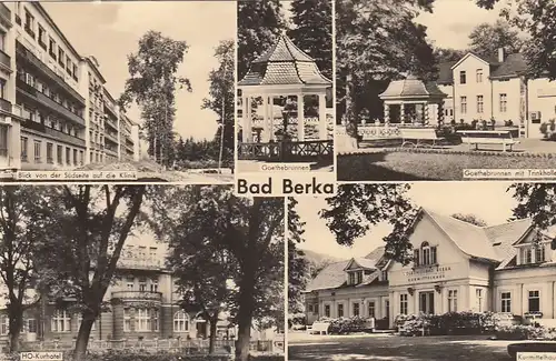 Bad Berka in Thüringen, Mehrbildkarte ngl F1799