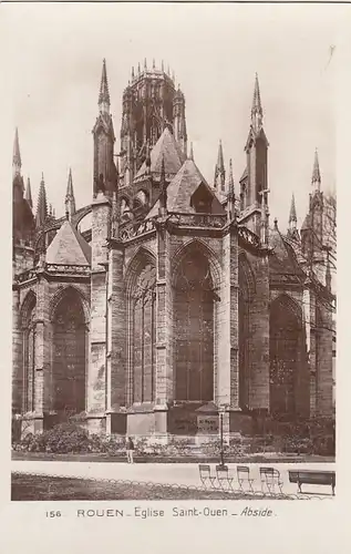 Rouen (Seine-Inf.) Eglise Saint-Quen, Abside ngl F1178