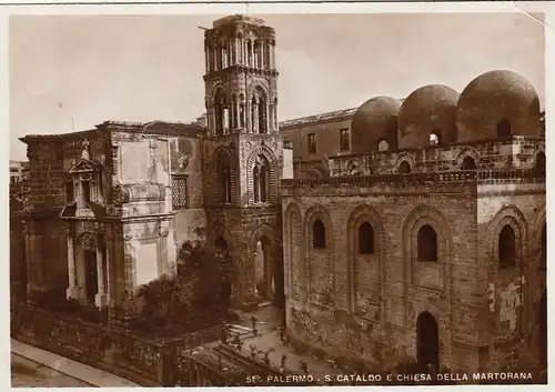 Palermo, S.Cataldo e Chiesa della Martorana ngl F1632