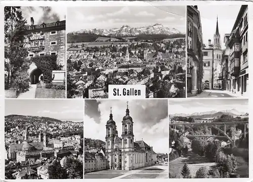 St.Gallen, Mehrbildkarte ngl F2778