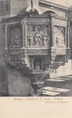 Firenze, Chiesa di Croce, Pulpito ngl F1643